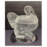 Turkey Candy Dish, 7.25in tall