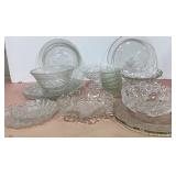 Fostoria & Other Clear Glass Serving Pieces