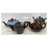 Vtg Small Red Clay & Other Tea Pots