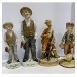 Chalkware Old Men Figures