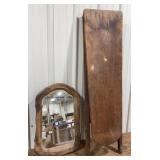 Antique Ironing Board & Mirror