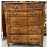 Vtg Cherry Traditional Chest of Drawers