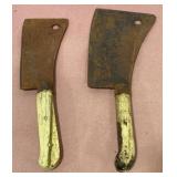 Antique Meat Cleavers