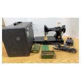 Antique Singer Featherweight No. 128-13 Sewing