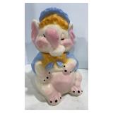 VTG Brush McCoy Pink Elephant Cookie Jar
