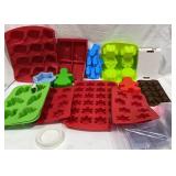 Wilton & Other Christmas Themed Silicon Molds