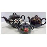 VTG Hand Painted Royal Canadian Pottery Tea Pots