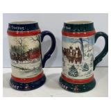 Anheuser-Busch Holiday Collection (90-91) Steins