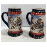 Anheuser-Busch Holiday Collection (92) Steins