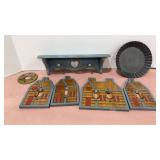 Country Shelf & Wooden Light Switch Covers