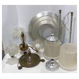 Antique Brass Suspended Light