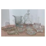 Clear Glass Pitcher & Decanter