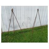 Pair Of Open Fire Tri Pods ?