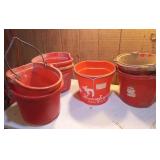 4 Gal. Flat Back Buckets