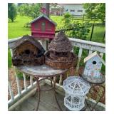Bird House's, Feeders & A Bird Cage