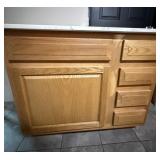 Bathroom vanity & marble sink top