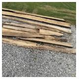 Scrap lumber slabs