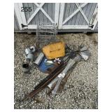Scrap metal pile