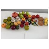 Assorted fake rolls fruits & veggies