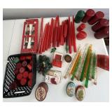 Christmas candles & accessories,