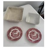 Meakin plates & bowls