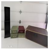 Trunk, DVD/CD holder, photo boxes