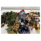 Bits of flowers & leaves, ready-to-use bows