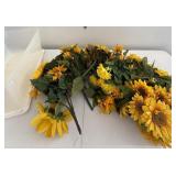 Tote of sunflowers