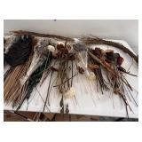 Assorted arrangements, twig swages, accents