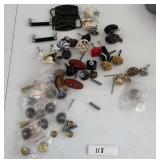 Cabinet knobs, vintage & modern