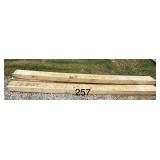 3 wooden beams