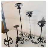 Candle holder, 1 pair, 3 match