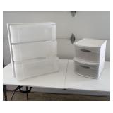 1 - 3 drawer tower large 2 stackable drawers