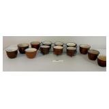 Custard cups & wire rack