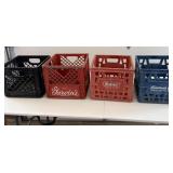 4 milk crates