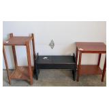 2-2 tier tables, small bench