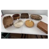 7 assorted baskets