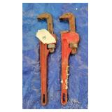 2- 14' Fuller pipe wrenches