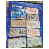10 Indiana license plates