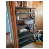 Metal shelving unit