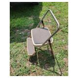 Cosco step stool. Rusty chrome;