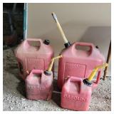 4 gas cans