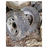 2 Mastercraft studded snow tires