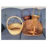 5 baskets with handle