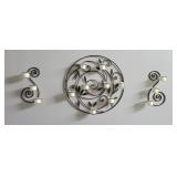 3 pc. Scrolled wall decor