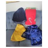 4 Christmas tree skirts