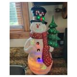 18' fiberoptic Snowman