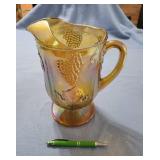 Indiana Glass iridescent pitcher