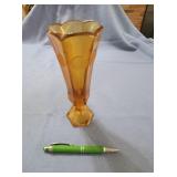 8' Amber Coined vase