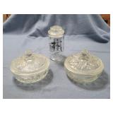 Avon lidded candy dishes
